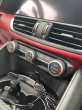 Load image into Gallery viewer, Alfa Romeo Giulia &amp; Stelvio Carbon Fiber Air Conditioner Frame (17-19)
