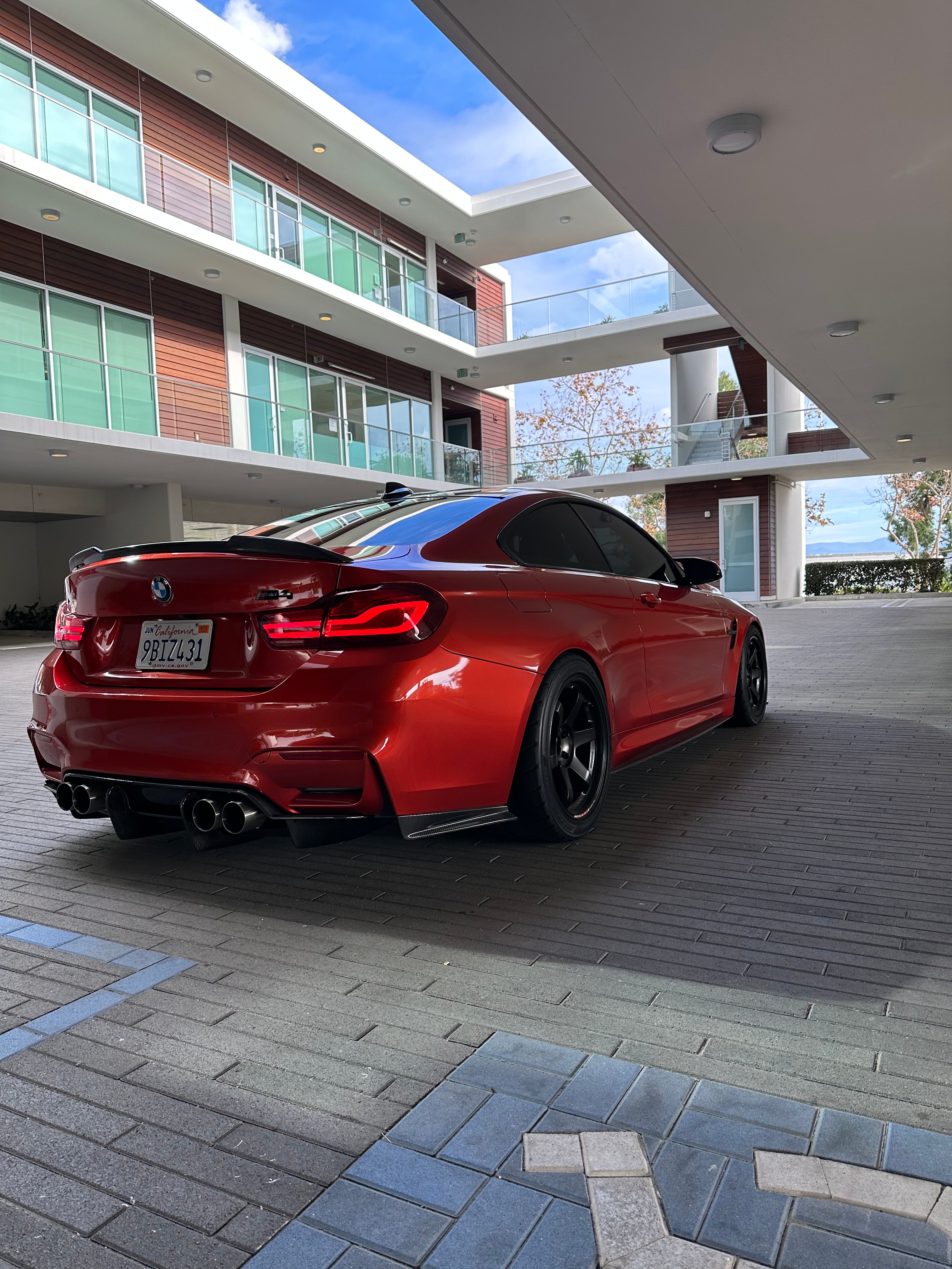 BMW PSM Style 4PC Carbon Fiber Diffuser - F80 M3 / F82/83 M4