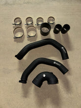 Load image into Gallery viewer, BMW S55 Aluminum Black Charge pipes &amp; J Pipe
