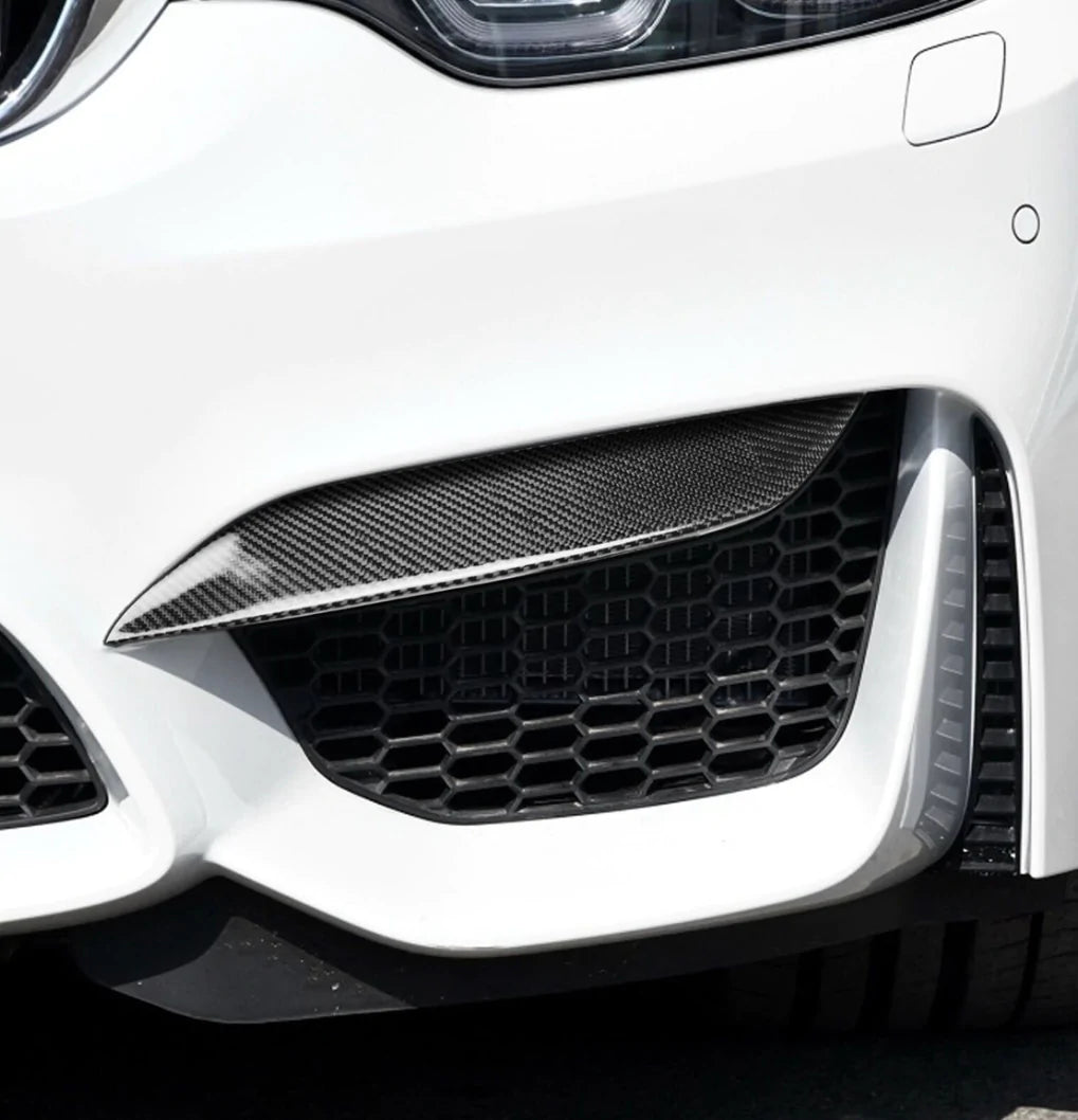 BMW V1 Style Carbon Fiber Upper Fangs - F80 M3 / F82/83 M4