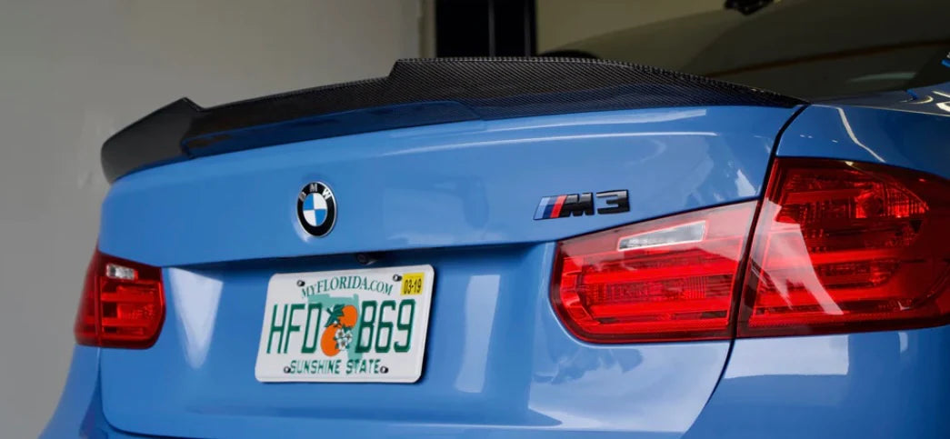 BMW PSM High Kick Style Carbon Fiber Spoiler - F80 M3 / F30 3-Series