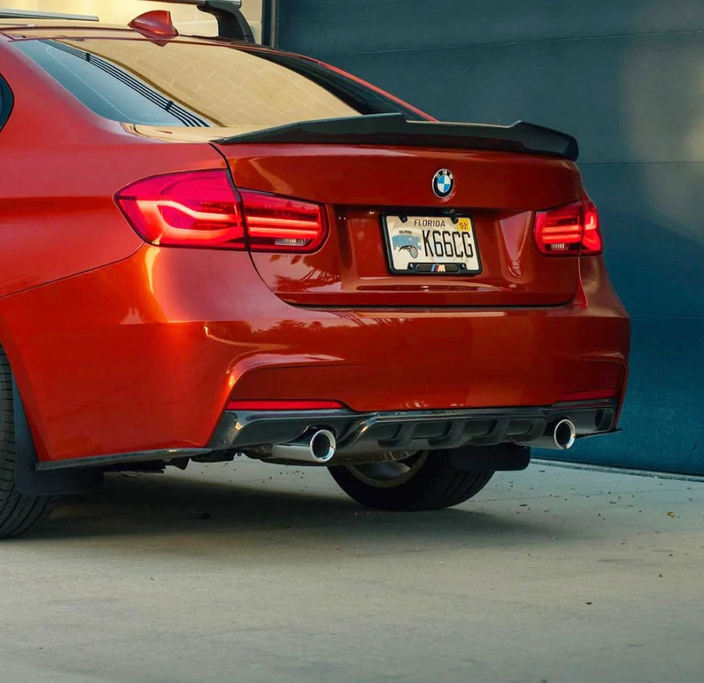 BMW PSM High Kick Style Honeycomb Carbon Fiber Spoiler - F80 M3 / F30 3-Series