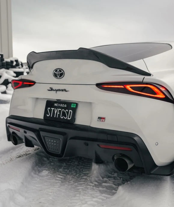 MK5 Supra V Style Carbon Fiber Spoiler - A90 / A91