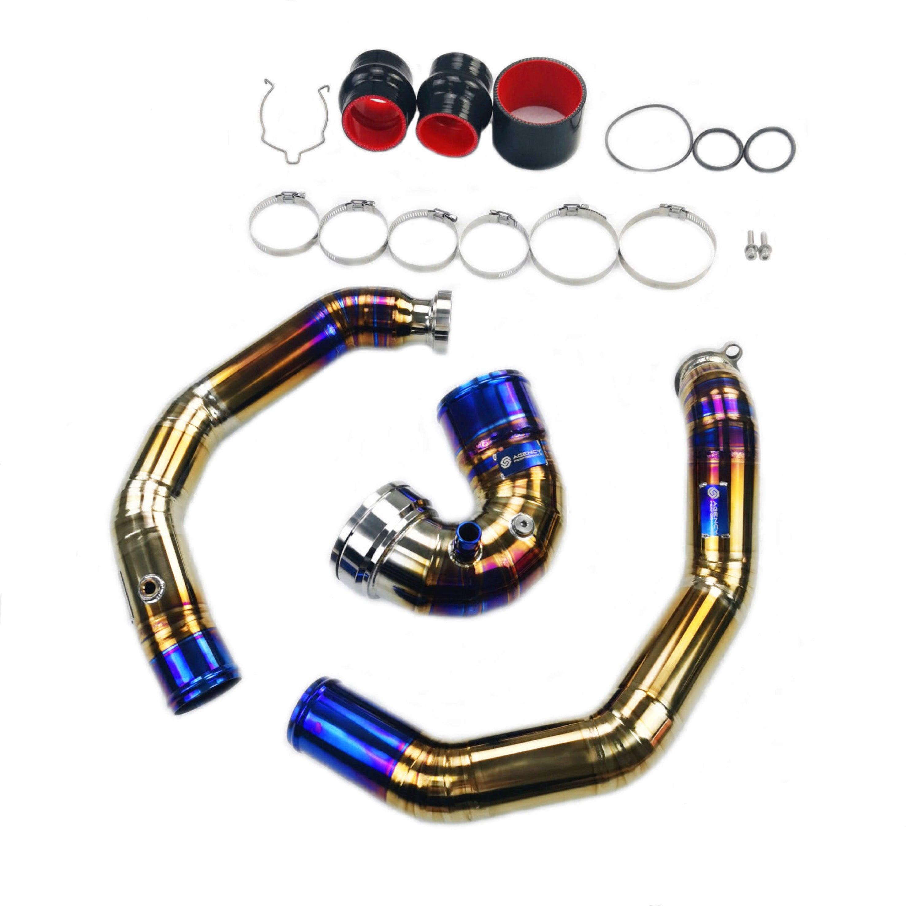 BMW S55 Titanium Charge pipes & J Pipe - F80 M3 / F82/83 M4 / F87 M2