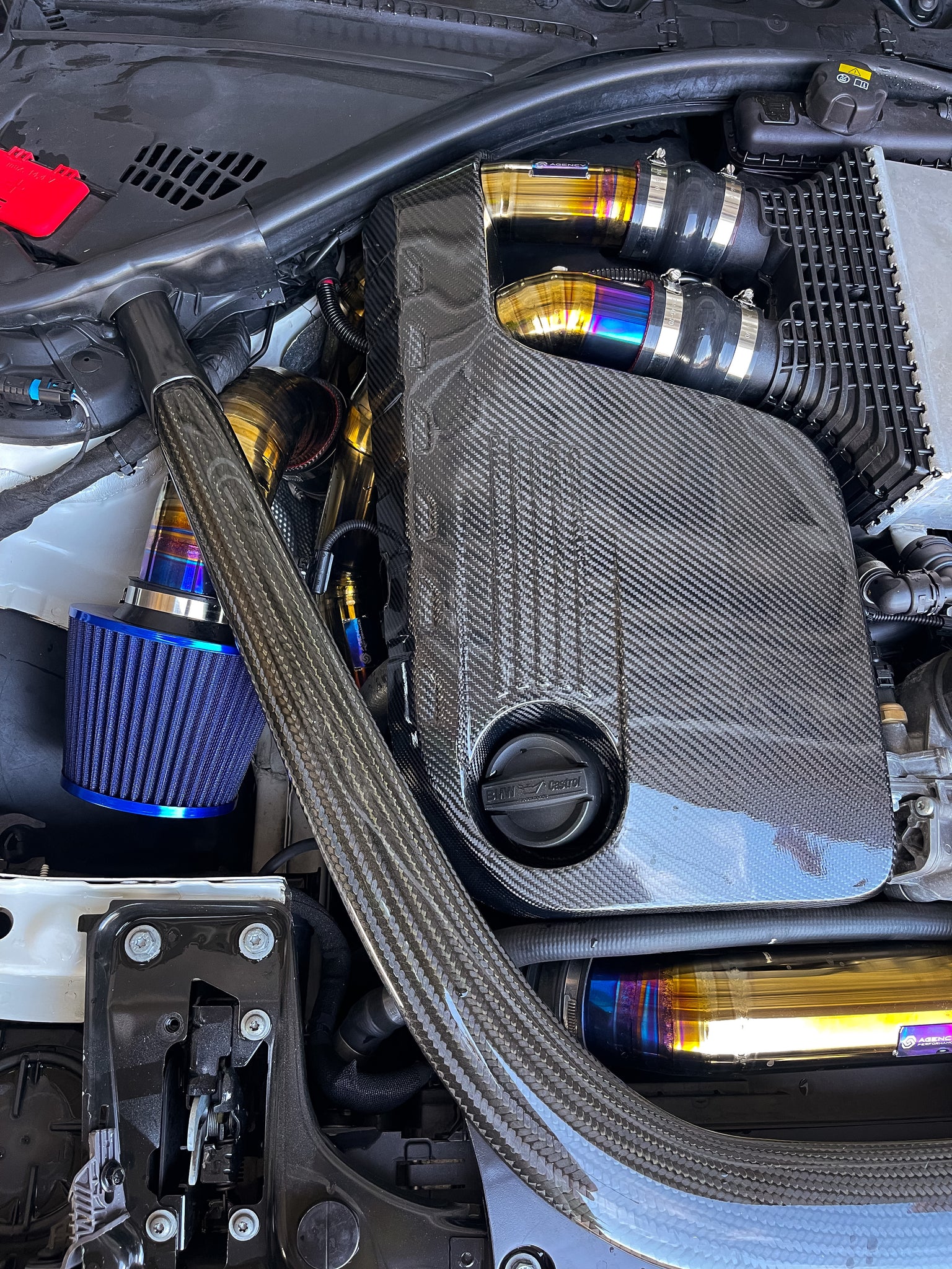 Titanium Intake Boxes BMW S55 Titanium Intakes – Agency Autoworks