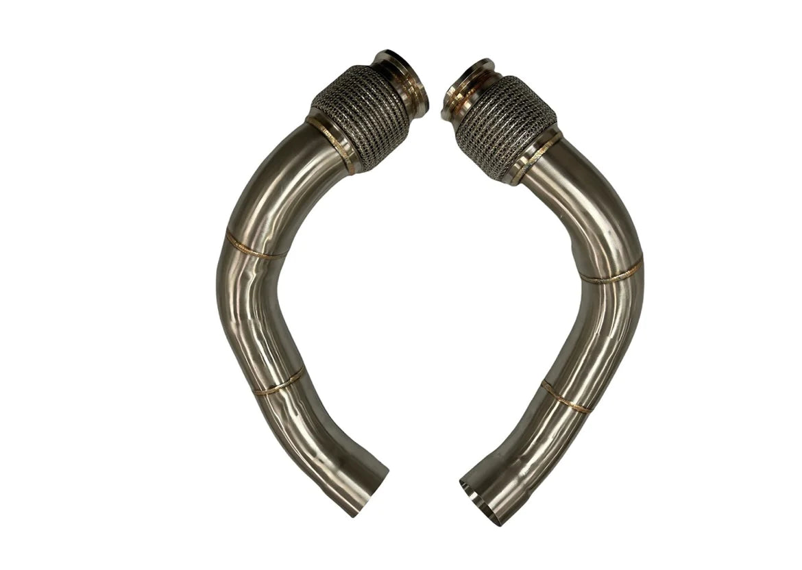 BMW S63R 4PC Catless Downpipes - F90 M5 / F92 M8