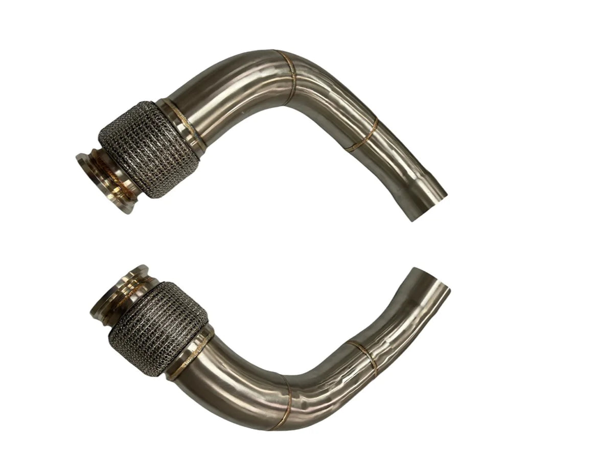 BMW S63R 4PC Catless Downpipes - F90 M5 / F92 M8