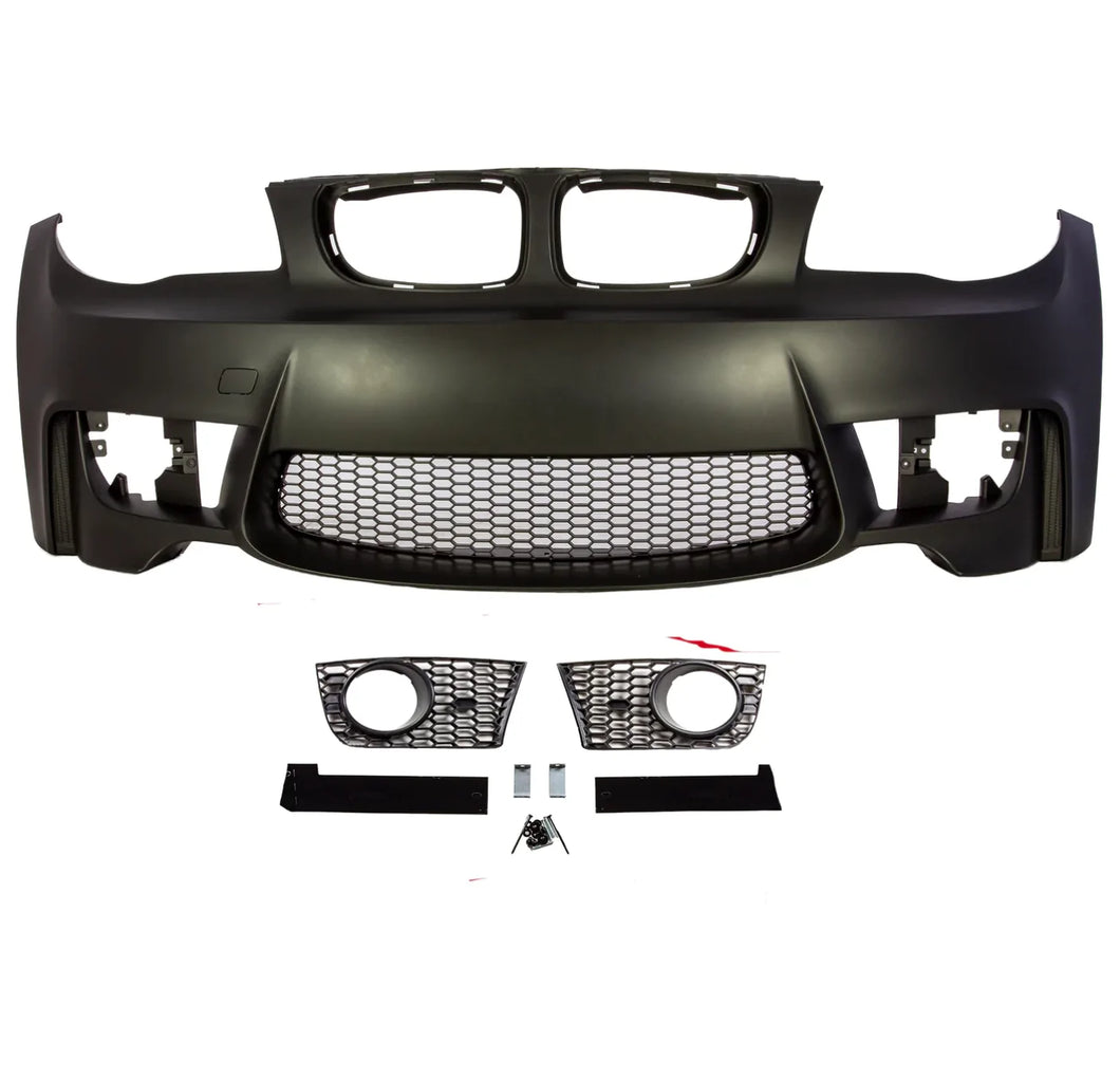BMW E82 1-Series 1M Style Front Bumper - 1-Series ONLY