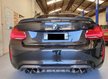 Load image into Gallery viewer, F87 M2 Carbon Fiber m performance rear diffuser
