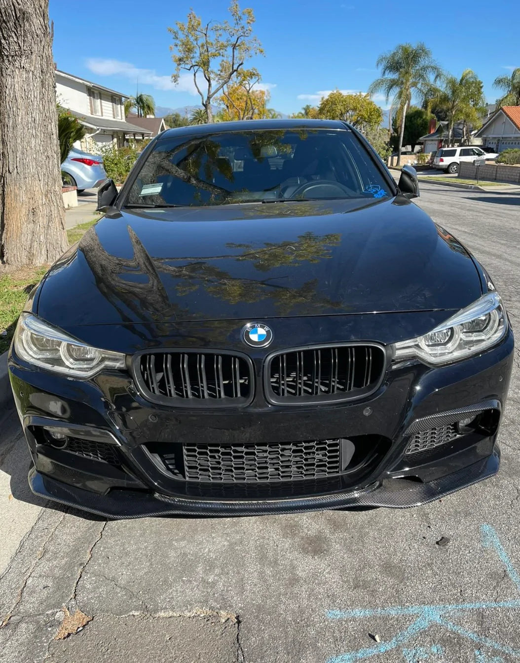 BMW RS Style Carbon Fiber Front Lip - F30 3-Series