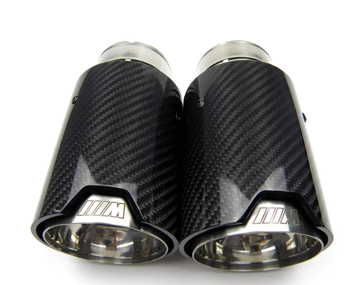 BMW Carbon Fiber Exhaust Tips - (NON M E-Series / F-Series)