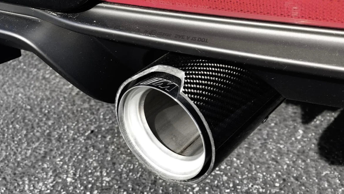 BMW Carbon Fiber Exhaust Tips - (NON M E-Series / F-Series)