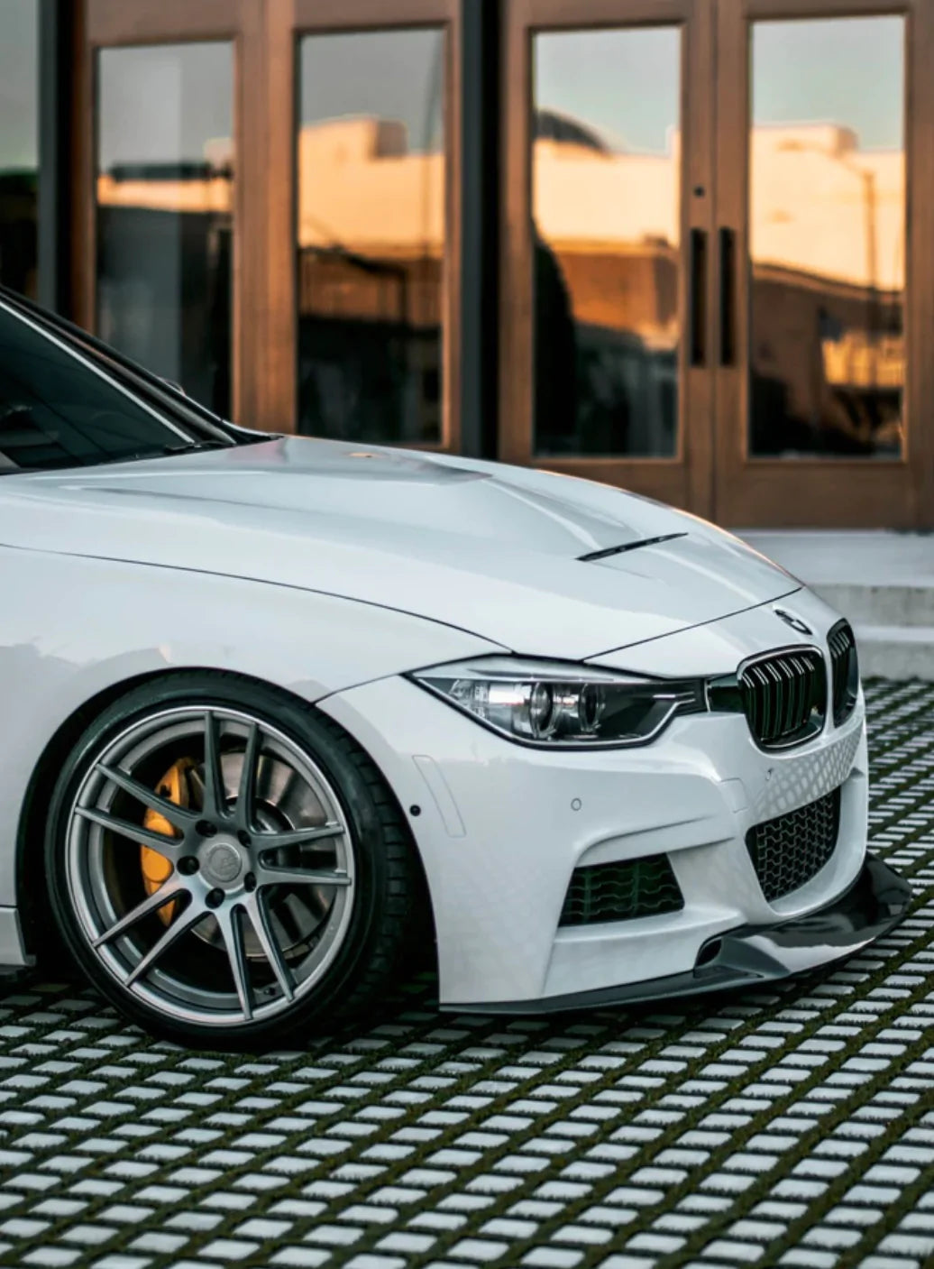 BMW JHP Style Carbon Fiber Front Lip - F30 3-Series