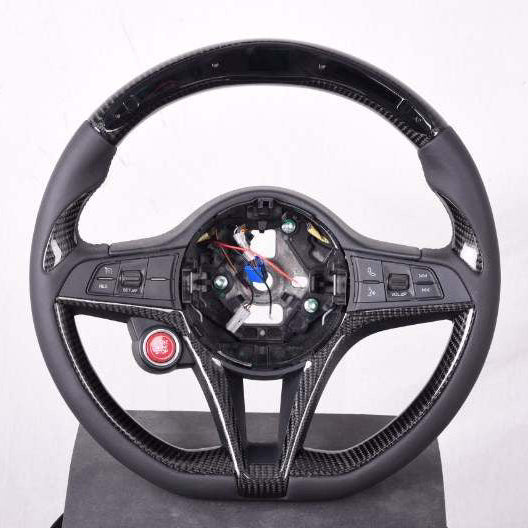 Alfa Romeo Giulia & Stelvio Custom Carbon Fiber Steering Wheel