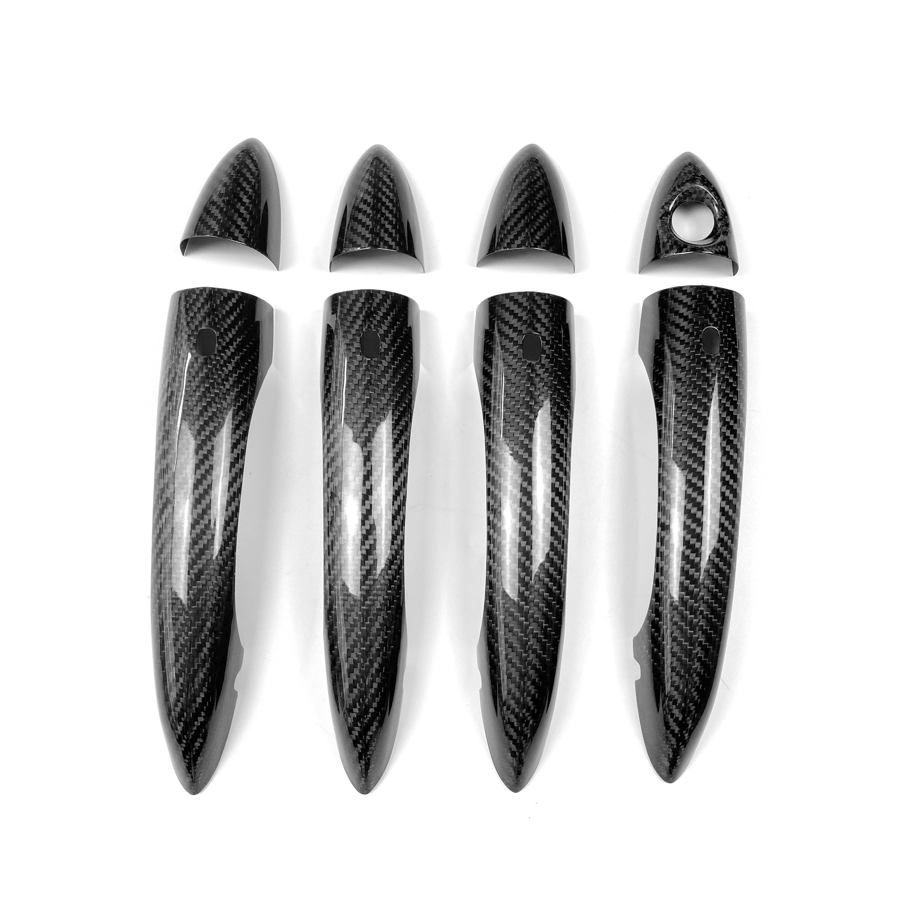 Alfa Romeo Giulia & Stelvio Carbon Fiber Door Handle Covers