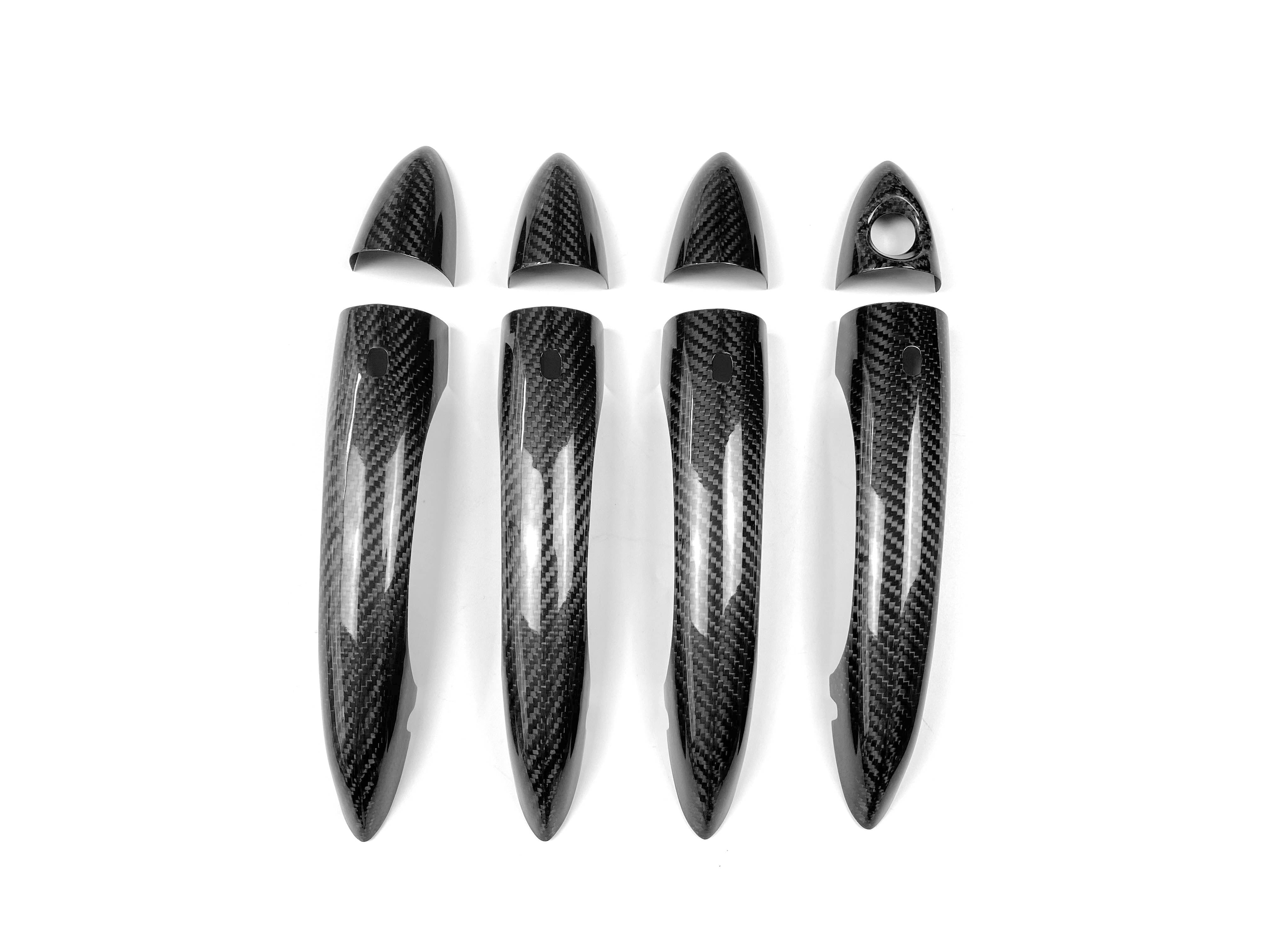 Alfa Romeo Giulia & Stelvio Carbon Fiber Door Handle Covers