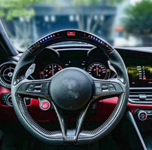 Load image into Gallery viewer, Alfa Romeo Giulia &amp; Stelvio Carbon Fiber Steering Wheel
