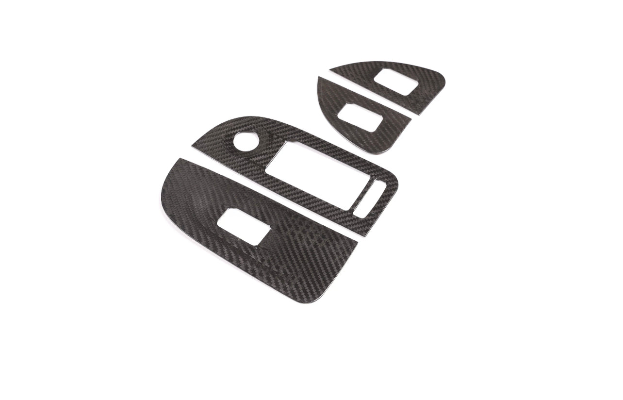 Alfa Romeo Giulia Carbon Fiber Window Switch Trim