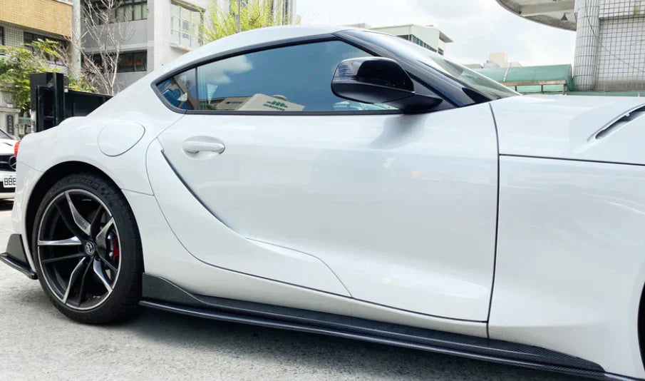 MK5 Supra S1 Style Carbon Fiber Side Skirts - A90 / A91